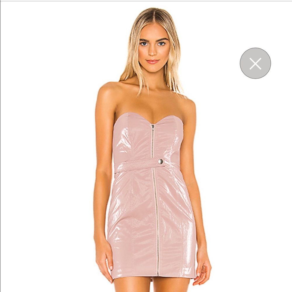 Mona mini dress by h:ours in color blush